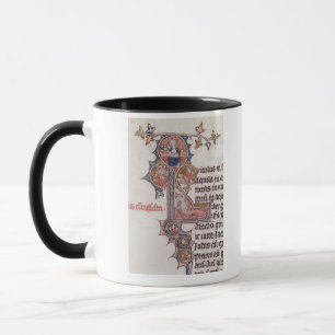 Mug Historiated parafent "L" dépeignant l'arbre de