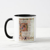 Mug Historiated parafent "P" dépeignant la nativité (Gauche)