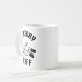 Mug History Buff Funny George Washington Workout , Sma (Devant gauche)