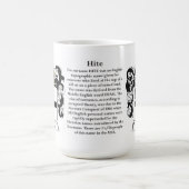 Mug Hite, l'origine, la signification et la crête (Centre)