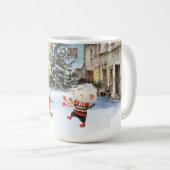 Mug Hiver à Mice Town 15oz. (Devant droit)