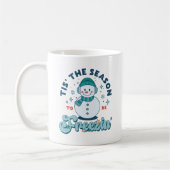 Mug Hiver C'Est La Saison D'Être Freezin Turquoise Sno (Gauche)