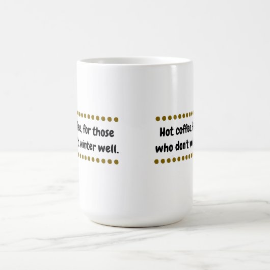 Mug hiver chaud (Centre)
