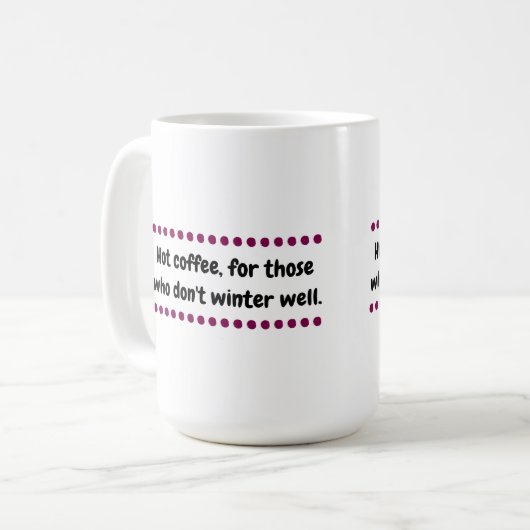 Mug hiver chaud (Devant gauche)