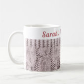 Mug Hiver confortable personnalisé | Hugs et cacao cha (Gauche)