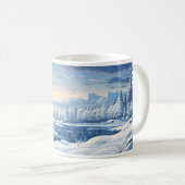 Mug Hiver Dans Le Monde De L'Imaginaire (Devant droit)