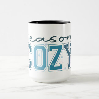 Mug Hiver drôle, c'est la saison d'être glacé et cosy