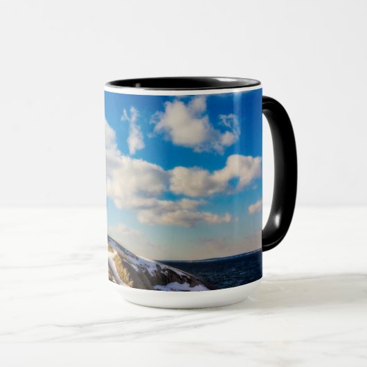 Mug Hiver du phare | en crique de Peggy, la (Devant droit)