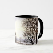 Mug Hiver en Nouvelle-Angleterre (Devant droit)