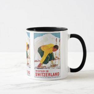 Mug Hiver en Suisse