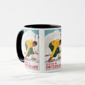 Mug Hiver en Suisse (Devant gauche)