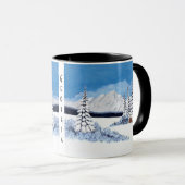 Mug Hiver Enneigé Lumineux (Devant droit)