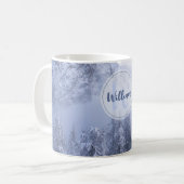 Mug Hiver merveilleux brouillard épinette forêt neige  (Devant gauche)