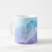 Mug Hiver montagne, hipster, pic, photo, ba (Devant gauche)