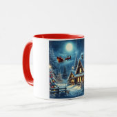 Mug Hiver/Père Noël/Noël/Neige (Devant gauche)