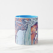 Mug Hiver (quatre saisons), Alphonse Mucha (Centre)