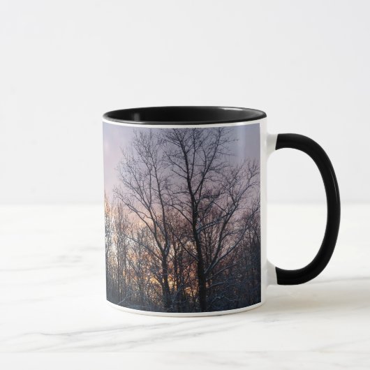Mug Hiver Sunrise I Pastel Paysage naturel (Droite)