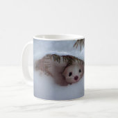 Mug Hiver - Weasel à queue courte (Devant gauche)