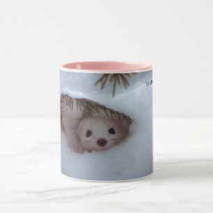 Mug Hiver - Weasel à queue courte