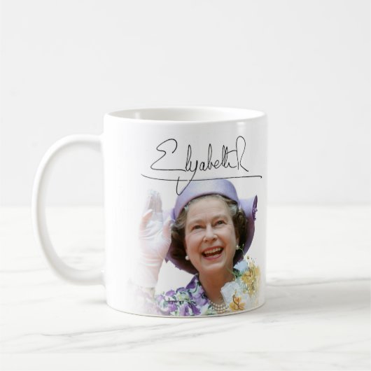 Mug HM Queen Elizabeth II (Gauche)