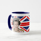 Mug HM Queen Elizabeth II - Photo Pro (Devant gauche)