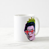 Mug HM Queen Pop Art Moderne Platine Jubilé (Devant droit)