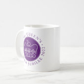 Mug HM Queen Purple Platinum Jubilé (Devant gauche)