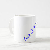 Mug Hmmmm. Café avec votre vape de matin ! (Devant gauche)