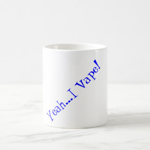 Mug Hmmmm. Café avec votre vape de matin !