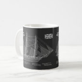 Mug HMS Beagle - Grand navire - Modèle de livraison PB (Devant gauche)
