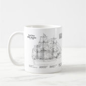 Mug HMS Bounty - Plan directeur des expéditions BD (Gauche)