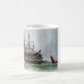Mug HMS Implacable un navire de troisième rang de 74 c (Centre)