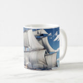 Mug HMS Victory, illustration 3D générée par ordinateu (Devant droit)