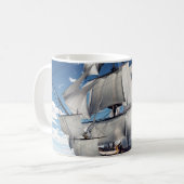 Mug HMS Victory, illustration 3D générée par ordinateu (Devant gauche)