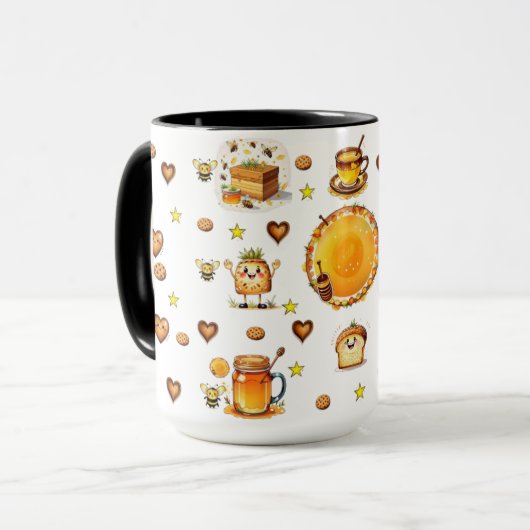 Mug Hnoey 🍯 💛 🥨 (Devant gauche)