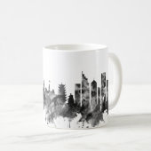 Mug Ho Chi Minh Ville Vietnam Skyline BW (Devant droit)