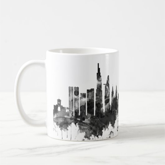 Mug Ho Chi Minh Ville Vietnam Skyline BW (Gauche)