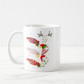 Mug Ho Ho Asl Langue des signes Fierté sourde Pajamas (Gauche)