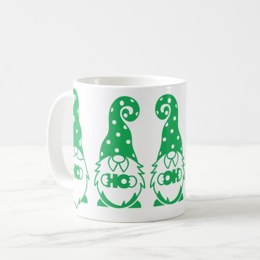 Mug Ho Ho Green Gnomes (Devant gauche)