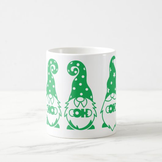 Mug Ho Ho Green Gnomes (Centre)