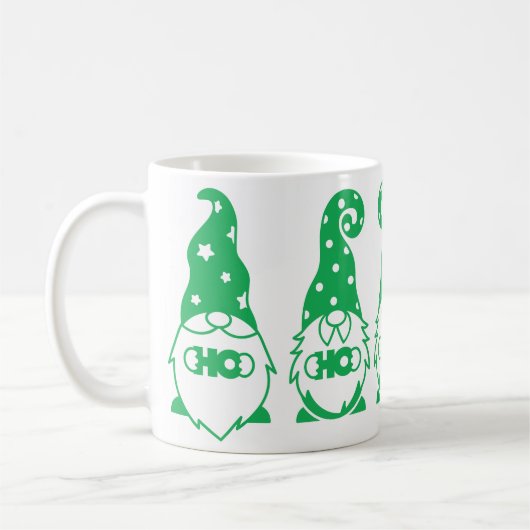 Mug Ho Ho Green Gnomes (Gauche)