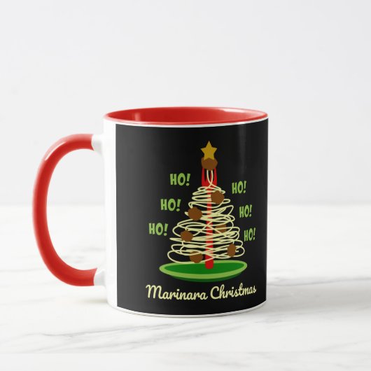 Mug Ho ! Ho ! Ho ! Arbre de Noël Marinara (Gauche)