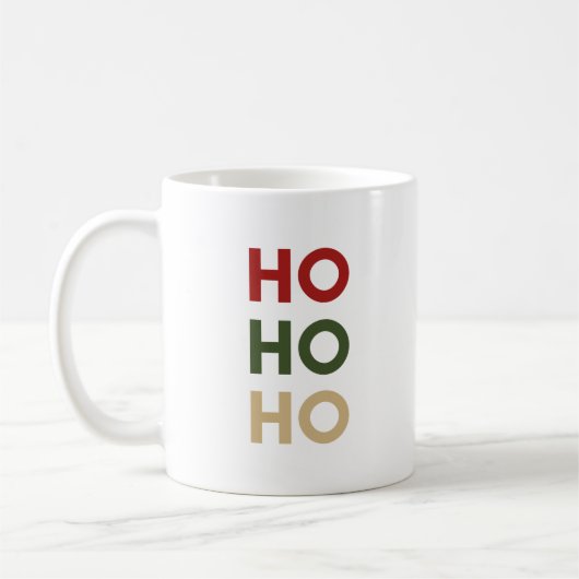 Mug Ho Ho Ho Café / Bouge Chocolat Chaud (Gauche)