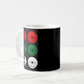 Mug Ho Ho Ho Funny Dumbbell Christmas Weightlifting Gy (Devant gauche)