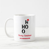 Mug Ho Ho Ho : Joyeux Noël (Gauche)