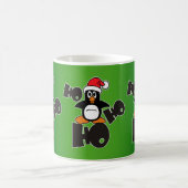 Mug Ho Ho Ho - Penguin - joyeux noël + votre backgr (Centre)