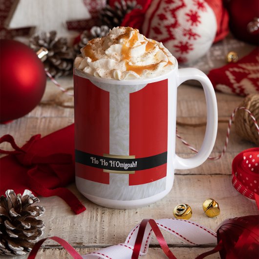 Mug Ho Ho H'Omigosh Boug de Noël personnalisable