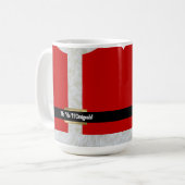 Mug Ho Ho H'Omigosh Boug de Noël personnalisable (Devant gauche)