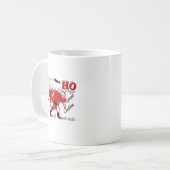 Mug HO HO J'ai un merveilleux Noël avec gratitude (Devant gauche)