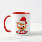 Mug Ho Ho NON ! Sarcastique anti vacances dessin animé (Gauche)